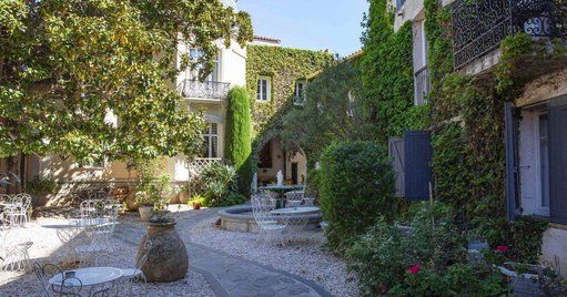 Patio de l'Hôtel Casa Pairal